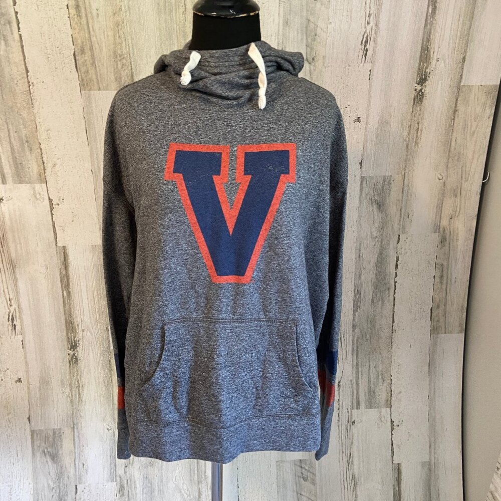 NCAA University of Virginia Women's Size Small Grey Knit Hoodie by Tailgate